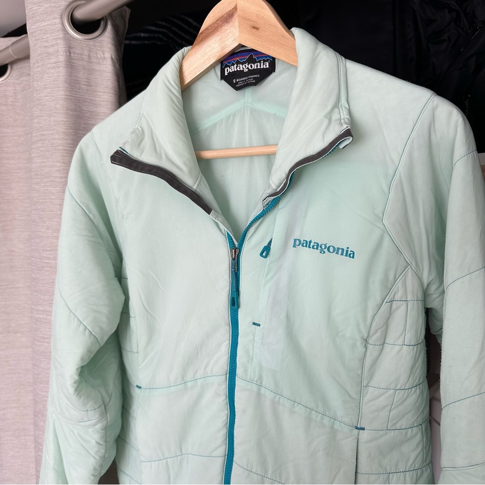 Patagonia Nano Air jacket, mint green, women's size S